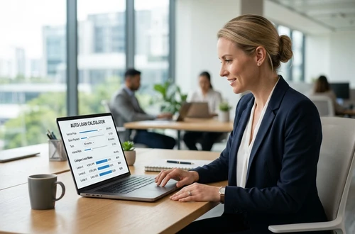 Friendly auto loan advisor ready to assist